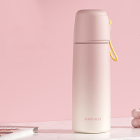 物生物(RELEA) UP 316保温杯380ML一盖两用渐变色樱姬粉便携抗菌盖JV012240-0380-FF00个