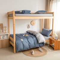 啄木鸟(PLOVER)ZMN-SJT06纯棉三件套-藕粉(适合1.35-0.9M床)