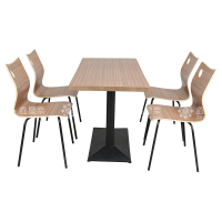 鑫星奈 XXN4040805 餐厅桌椅餐桌椅组合一桌四椅