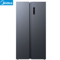 美的(Midea)对开门双开门532升双变频恒温 风冷省电 家用电冰箱BCD-532WKPM(ZG墨兰灰