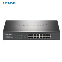 TP-LINK 云交换TL-SG2016D[D] 16口全千兆Web网管 云管理交换机 企业级交换器 监控网络网线分线器