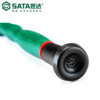 世达(SATA)一字微型螺丝批多规格一字钟表眼镜笔记本改锥工业维修磁性螺丝刀62805(1.6*50mm)