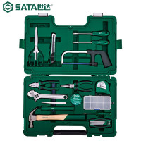 世达(SATA)06008 25件基本维修组套 家庭物业电工基本维修工具套装 工具箱钳子扳手螺丝刀锤子组合