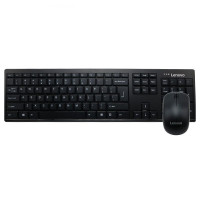 联想(Lenovo)键鼠套装 键盘鼠标套装 办公键鼠套装 电脑笔记本键盘 全尺寸 KN100 轻薄无线鼠标套装