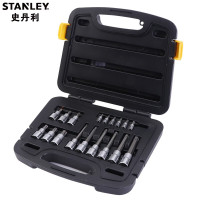 史丹利(STANLEY)91-941-22 18件套6.3MM,12.5MM系列花形旋具套头组套 套头批头套装