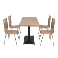 鑫星奈 XXN4040807 餐厅桌椅餐桌椅组合一桌四椅