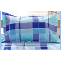 深蓝色纯棉枕芯荞麦枕头45*65cm(枕套+枕芯) 单位:个