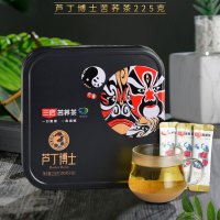 三匠芦丁博士(脸谱)225g 四川大凉山黑苦荞麦茶礼盒装