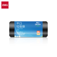 得力(deli)垃圾袋家用办公经济款垃圾袋 45*50cm垃圾袋1卷 LQ509