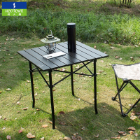 何大屋(Hodtown)户外折叠桌野餐露营铝合金蛋卷桌露营装备HDW1631轻便折叠桌