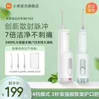 小米(MI)电动冲牙器 F300 米家原装便携式家用水牙线口腔洁牙立式洗牙器官方正品旗舰店