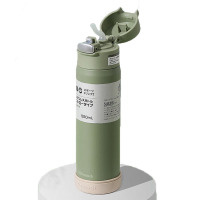 孔雀(Peacock) 316不锈钢大容量杯子高颜值 DPA-40 绿色400ml