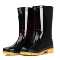 企乐丰 807中筒黑色雨靴