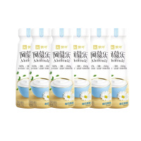 蒙牛阿慕乐风味发酵乳酸奶210g*6瓶原味 生牛乳奶源 添加乳酸菌
