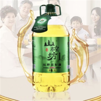 山榨坊 非转基因+物理压榨+国标一级压榨菜籽油5L/桶