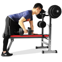 重桓 多功能举重床卧推架深蹲架杠铃床套装 举重床+30kg环保杠铃(不含哑铃)