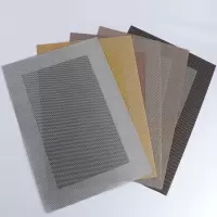 quatrefoil 2片装 餐桌垫 银灰色