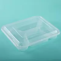 一次性餐盒1000ml 四格方盒 150个/件 单位:件