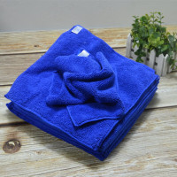 厚玖 保洁抹布家务清洁专用毛巾单条装 蓝色40*40cm