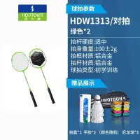 何大屋(Hodtown) 羽毛球拍成人健身羽毛球拍羽毛球训练比赛耐打碳素羽拍初学者 青春羽毛球拍-HDW1313