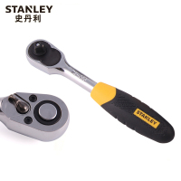 史丹利STANLEY 6.3mm系列胶柄快速脱落棘轮扳手 小飞套头快速扳手汽修工具 78-066-23