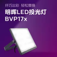 飞利浦(PHILIPS)明晖LED投光灯防水户外庭院路灯照明BVP172 50W 95lm/W冷光5700K IP65 IK07 EMC认证CQC认证 1个