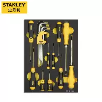 史丹利(STANLEY)LT-029-23 19件套公制紧固工具托 扳手套头批头 维修套装