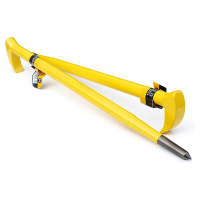 史丹利STANLEY 圆柄撬棒16英寸90度角 高硬度圆钢小撬棍拆模撬棒7字形撬杠起钉器 95-264-23 可定制