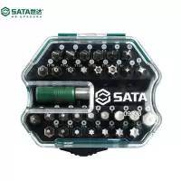 世达(SATA)31件套6.3mm系列气动旋具头组套汽修气动工具快脱磁性接杆09333