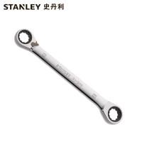 史丹利STANLEY 公制双梅花双向棘轮快扳14x15mm 双头呆扳手汽修工具 91-595-1L-22企业专享