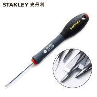 史丹利STANLEY 三色柄平行一字螺丝批4x150mm 家用螺丝刀起子改锥多功能维修工具 65-093-14