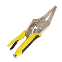 史丹利STANLEY 加硬尖嘴大力钳9英寸 工业级夹持钳工具大力钳子 84-389-23