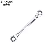 史丹利STANLEY 公制双梅花双向棘轮快扳10x11mm 双头呆扳手汽修工具 91-591-1L-22企业专享