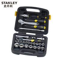 史丹利(STANLEY)91-938-22 28件套综合性套装 棘轮扳手 活动扳手汽修工具