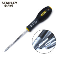 史丹利STANLEY 三色柄十字螺丝批PH1x100mm 家用螺丝刀起子改锥多功能维修工具 65-207-14