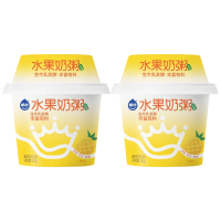 嚼绊水果奶粥210g*2凤梨香芋味 生牛乳发酵 营养美味