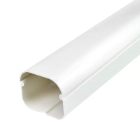 曦牛 中央空调装饰管槽PVC铜管道套遮挡室内室外安装保护外机包管 1米