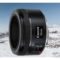 佳能(Canon)EF 50mm F1.8 STM 单反相机镜头 小痰盂三代 标准定焦人像镜头(不适用微单相机)一个