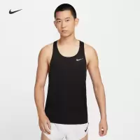 耐克(NIKE)FAST男速干跑步背心夏季新款晨跑耐克勾勾反光 FN4230-010