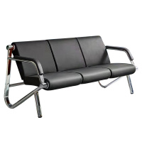 巴洛卡 皮布沙发 沙发椅等候椅沙发等待沙发办公室沙发BLK818西皮三人位