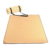 三极 TP1208 红/黄格子防潮野餐垫 300*300*(厚5mm)