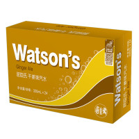 屈臣氏(Watsons)苏打汽水 干姜风味 0脂气泡饮料 调酒推荐 330ml*24罐 整箱装