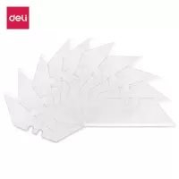 得力梯形美工刀片78001