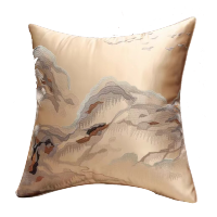 大唐梦水墨抱枕靠垫 带枕芯45X45cm