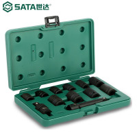 世达/SATA 12件12.5MM系列风动套头组套汽修工具套装 09009