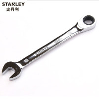 史丹利STANLEY 公制精抛光棘开两用快扳手14mm 开口梅花扳手双头呆扳手汽修工具 89-914-1-22企业专享