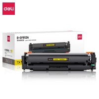 得力(deli)D-CF512A激光碳粉盒(黄)(支)