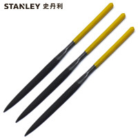 史丹利STANLEY 3支 尖头半圆钢锉刀4*160mm 钢锉金属小锉刀金刚石锉刀合金挫玉石迷你 22-427-23