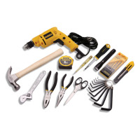 史丹利(STANLEY)CS-82-011-TC 26件全能工具组套 装修电工带电钻 多功能维修套装