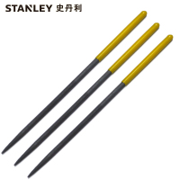 史丹利STANLEY 3支 尖头圆钢锉刀5x180mm 钢锉金属小锉刀金刚石锉刀合金挫玉石迷你 22-432-23可定制